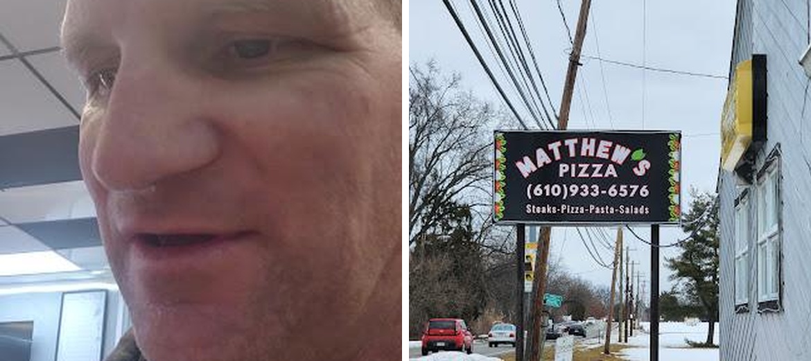 Matthew's Pizza Menu