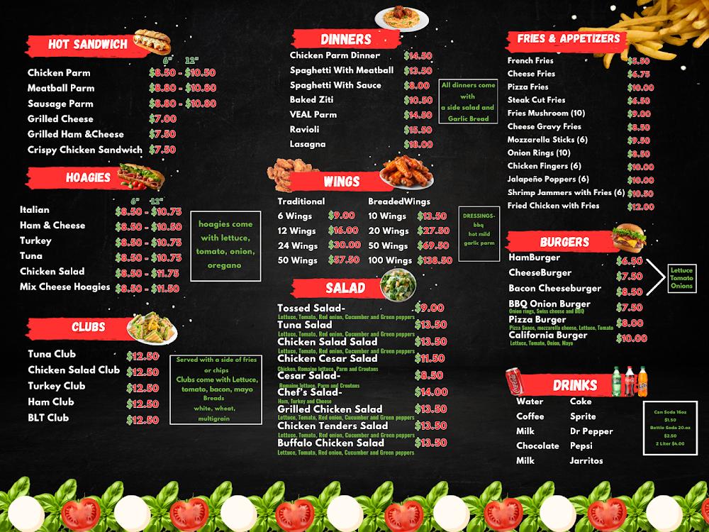 Matthew's Pizza Menu image 1